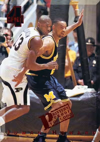 Juwan Howard | 1994 Classic Classic 4 Sports Base Set Printers Proof #5