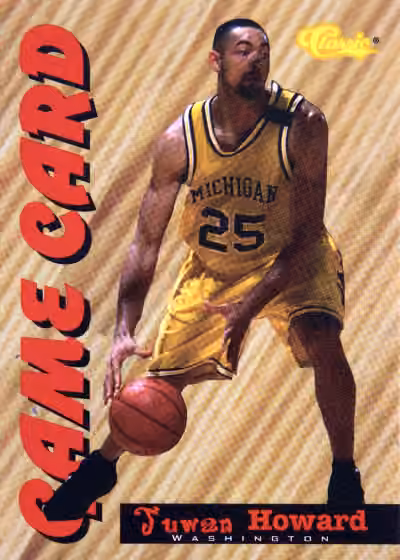 Juwan Howard | 1994 Classic Classic Classic Game Card #GC3