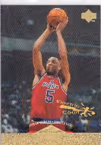 Juwan Howard 1995-96 Upper Deck Electric Court Gold #160 - Electric Court Gold