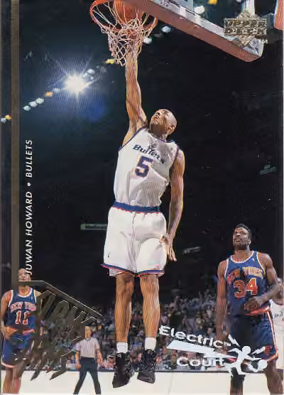 Juwan Howard | 1995-96 Upper Deck Upper Deck Slams & Jams Electric Court #348