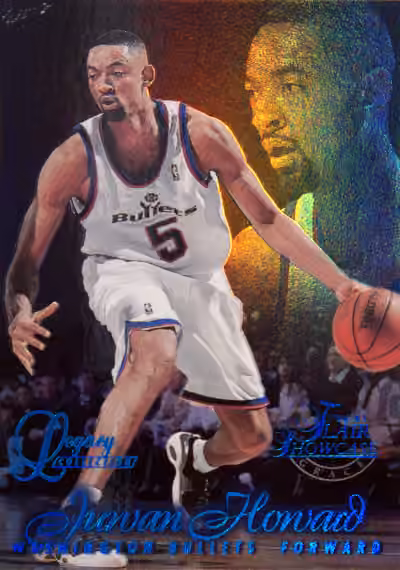 Juwan Howard | 1996-97 Fleer Flair Showcase ShowStopper Legacy Collection #ROW 1 SEAT 5
