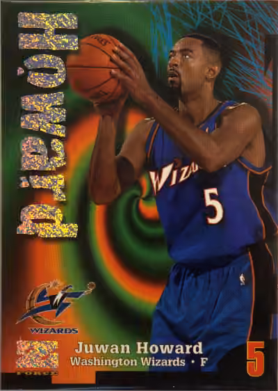 Juwan Howard | 1997-98 Fleer SkyBox Z-Force Base Set Rave #180