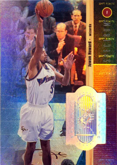 Juwan Howard 1998-99 SPx Finite Base Spectrum