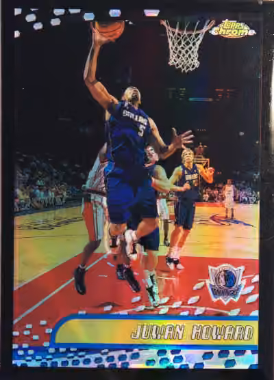 Juwan Howard | 2001-02 Topps Topps Chrome Base Set Black Refractor #104