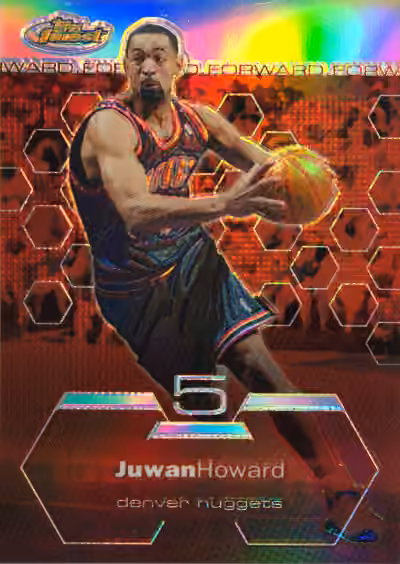 Juwan Howard | 2002-03 Topps Topps Finest Base Set Refractor #53