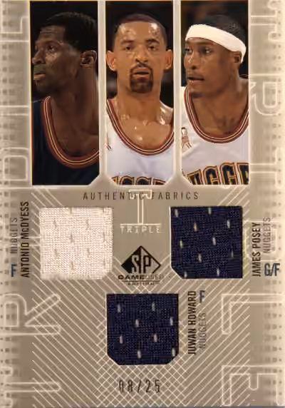 Juwan Howard | 2002-03 Upper Deck SP Game Used Edition Authentic Fabrics Jersey #MC/JH/JP-J