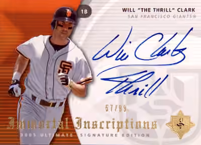 Will "The Thrill" Clark | 2005 Upper Deck Ultimate Signature Edition Immortal Inscriptions #IN-WC