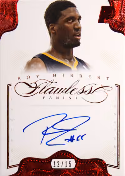 Roy Hibbert | 2012-13 Panini Flawless Signatures Ruby #2