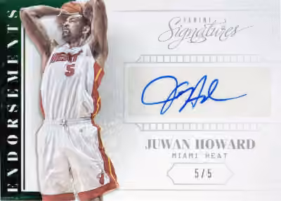 Juwan Howard | 2013-14 Panini Panini Signatures Endorsement Green #10