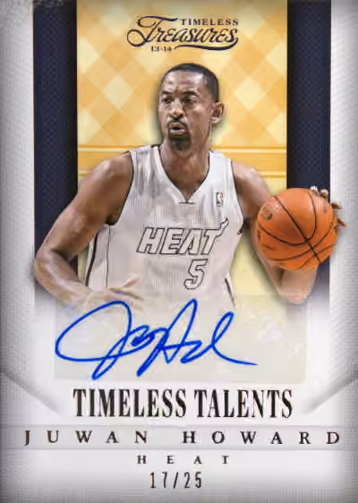 Juwan Howard | 2013-14 Panini Panini Timeless Treasures Timeless Talents Silver #40