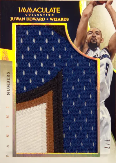 2013-14 Panini Panini Immaculate Collection Team Logos Numbers Jersey Patch 93