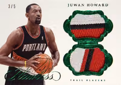 Juwan Howard | 2016-17 Panini Panini Flawless Patch Emerald #DPT-JH
