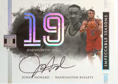 Juwan Howard | 2016-17 Panini Panini Impeccable Impeccable Seasons #SA-JH