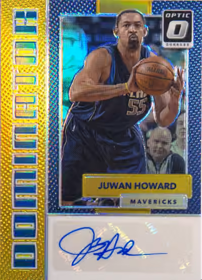 Juwan Howard | 2017-18 Panini Panini Donruss Optic Dominator Signatures Gold #18