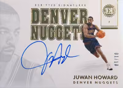 Juwan Howard | 2017-18 Panini Panini Encased Scripted Signatures Gold #SS-JHW