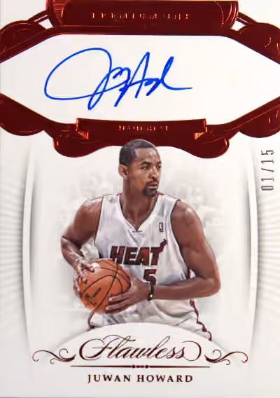 Juwan Howard | 2017-18 Panini Panini Flawless Premium Ink Signatures Ruby #PI-JH
