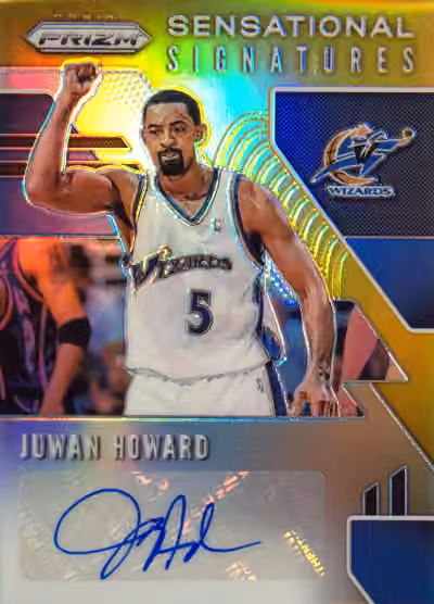 Juwan Howard | 2019-20 Panini Panini Prizm Sensational Signatures Gold #SS-JWH