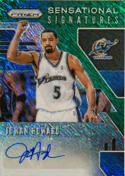 Juwan Howard | 2019-20 Panini Panini Prizm Sensational Signatures Green #SS-JWH