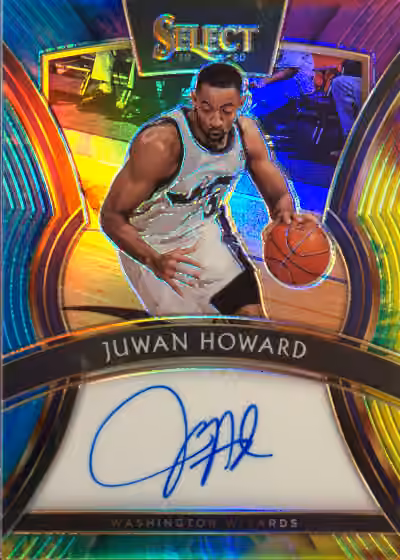 Juwan Howard | 2019-20 Panini Panini Select Signatures Prizms Tie Dye #SG-JWH