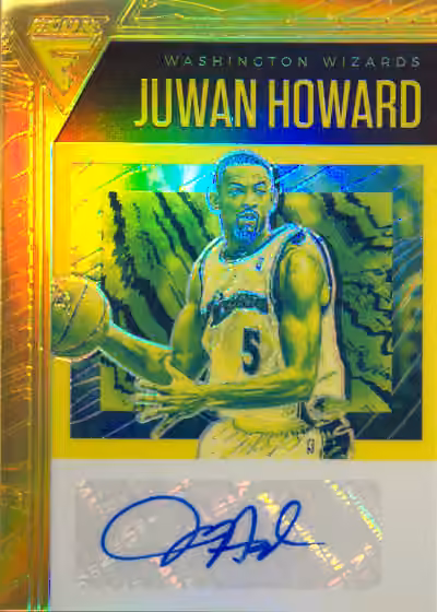 Juwan Howard | 2020-21 Panini Panini Flux Flux Signatures Gold #FLS-JUW