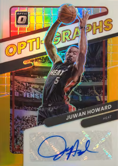 Juwan Howard | 2021-22 Panini Panini Donruss Optic Opti-Graphs Gold #OG-JWH