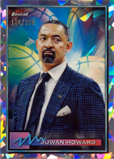 Juwan Howard | 2021-22 Topps Topps Finest Base Set Atomic Refractor #37