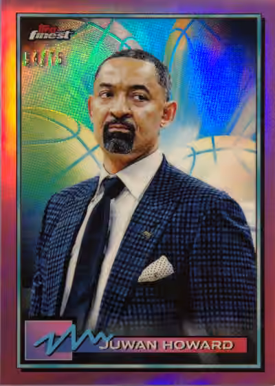 Juwan Howard | 2021-22 Topps Topps Finest Base Set Pink Refractor #37