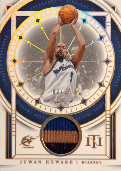 Juwan Howard | 2023-24 Panini Panini National Treasures Timeless Treasures Materials Prime #TM-HOW
