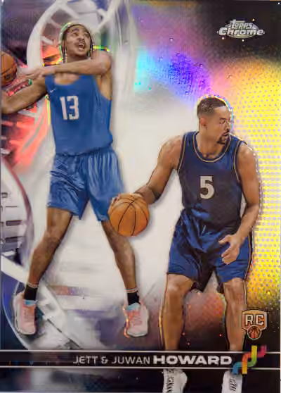 Juwan Howard / Jett Howard | 2023-24 Topps Topps Chrome DNA #DNA-3